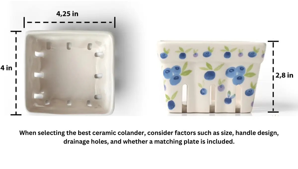 Colander ceramic