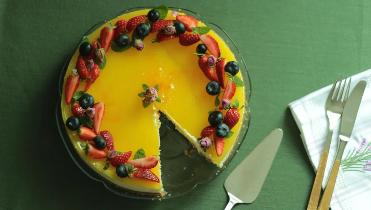 vegan lemon cheesecake