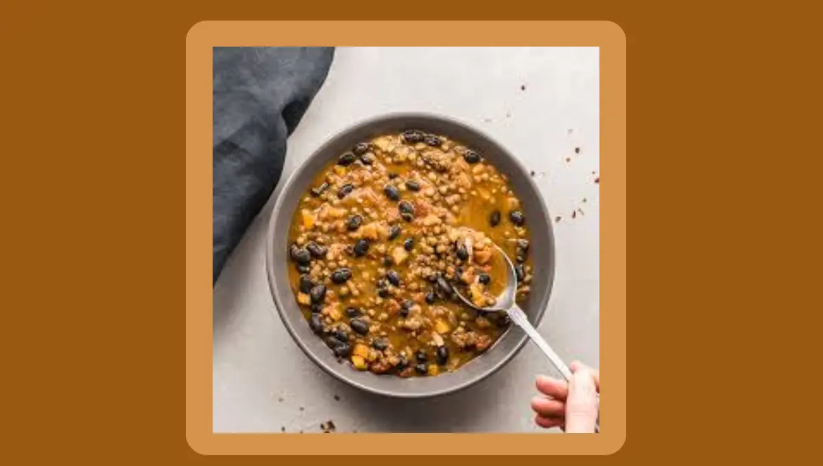 black bean lentil soup